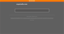 Desktop Screenshot of expatradio.com