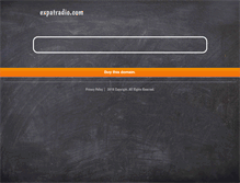 Tablet Screenshot of expatradio.com